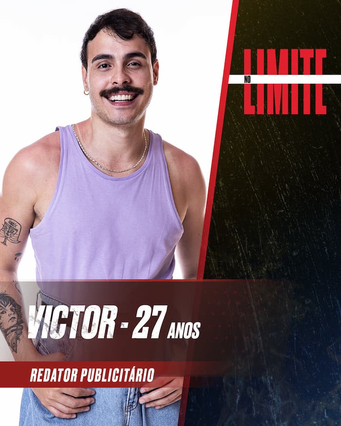 No Limite 2022: Victor é natural de Goiânia e tem 27 anos