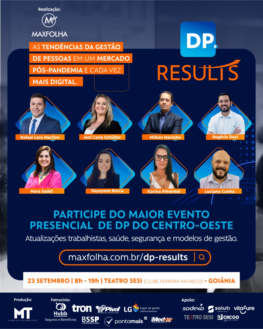 Congresso “DP Results” acontecerá dia 23 de Setembro, no Teatro SESI.