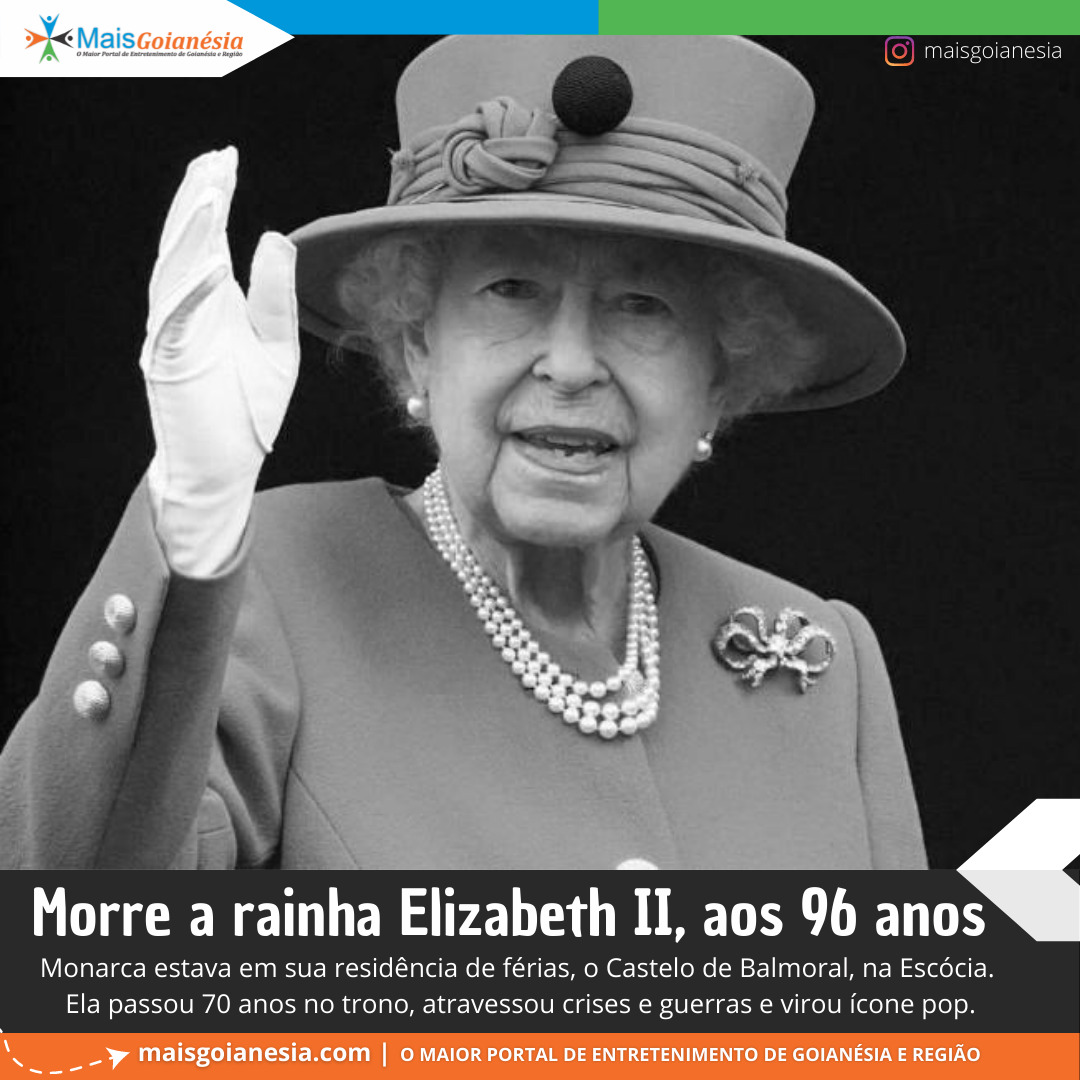 Morre rainha Elizabth II, aos 96 anos