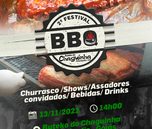 “2º Festival BBQ – Pirenópolis, no Buteko do Chaguinha Piri”