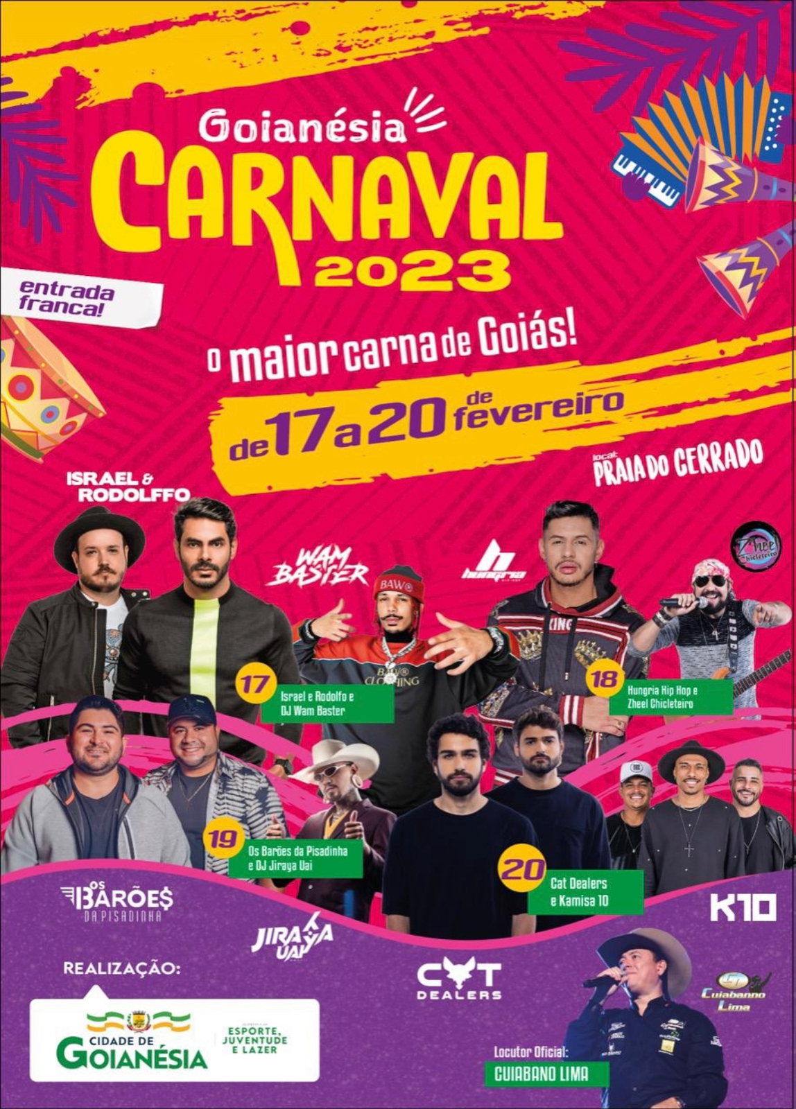 O Maior Carnaval do Estado de Goiás, está de volta.